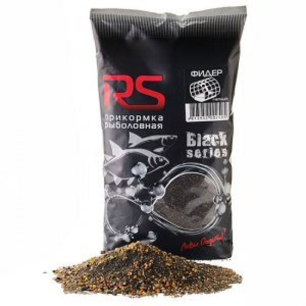 Прикормка рыболовная RS black series Гигант (черная)