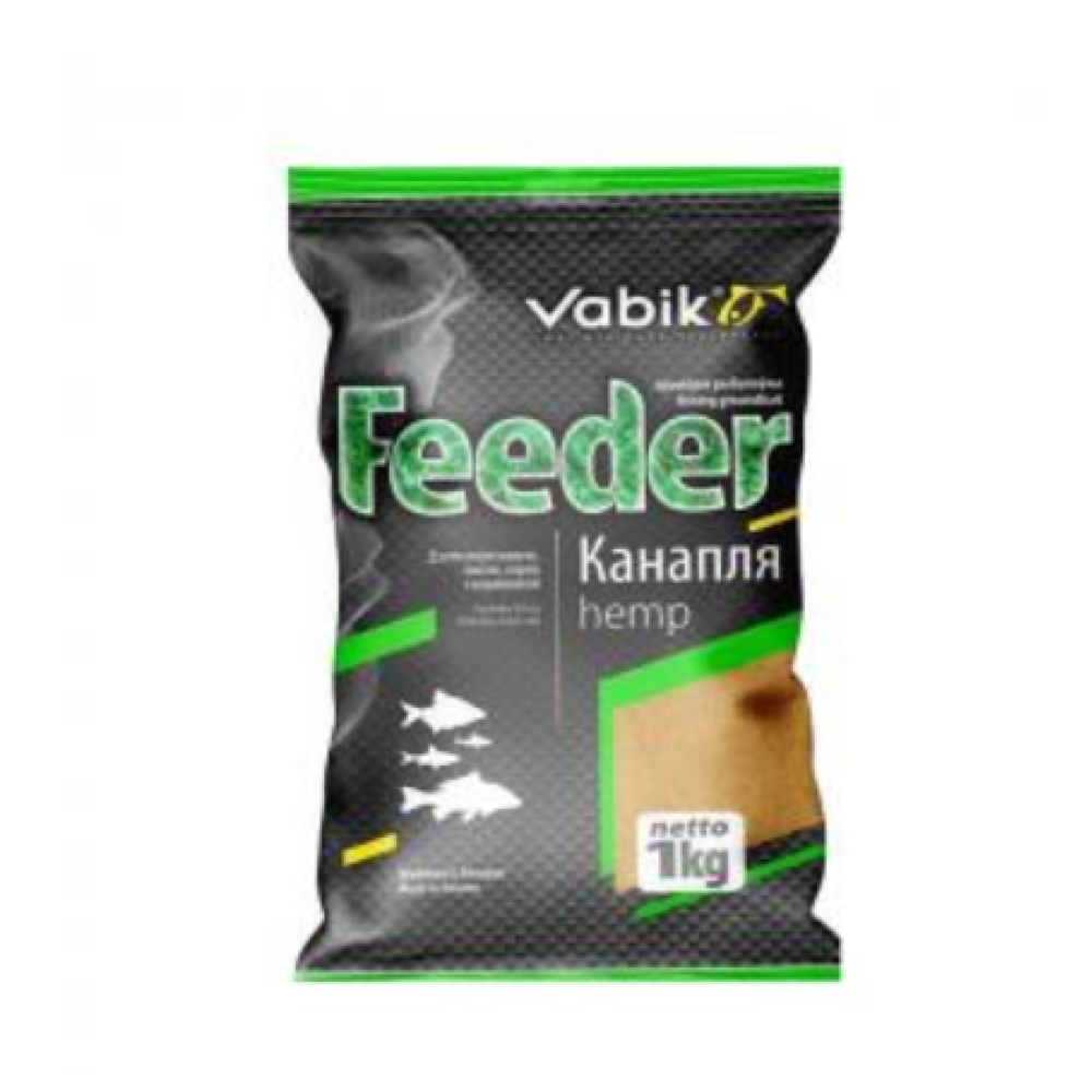 Прикормка Vabik Feeder Конопля 1кг