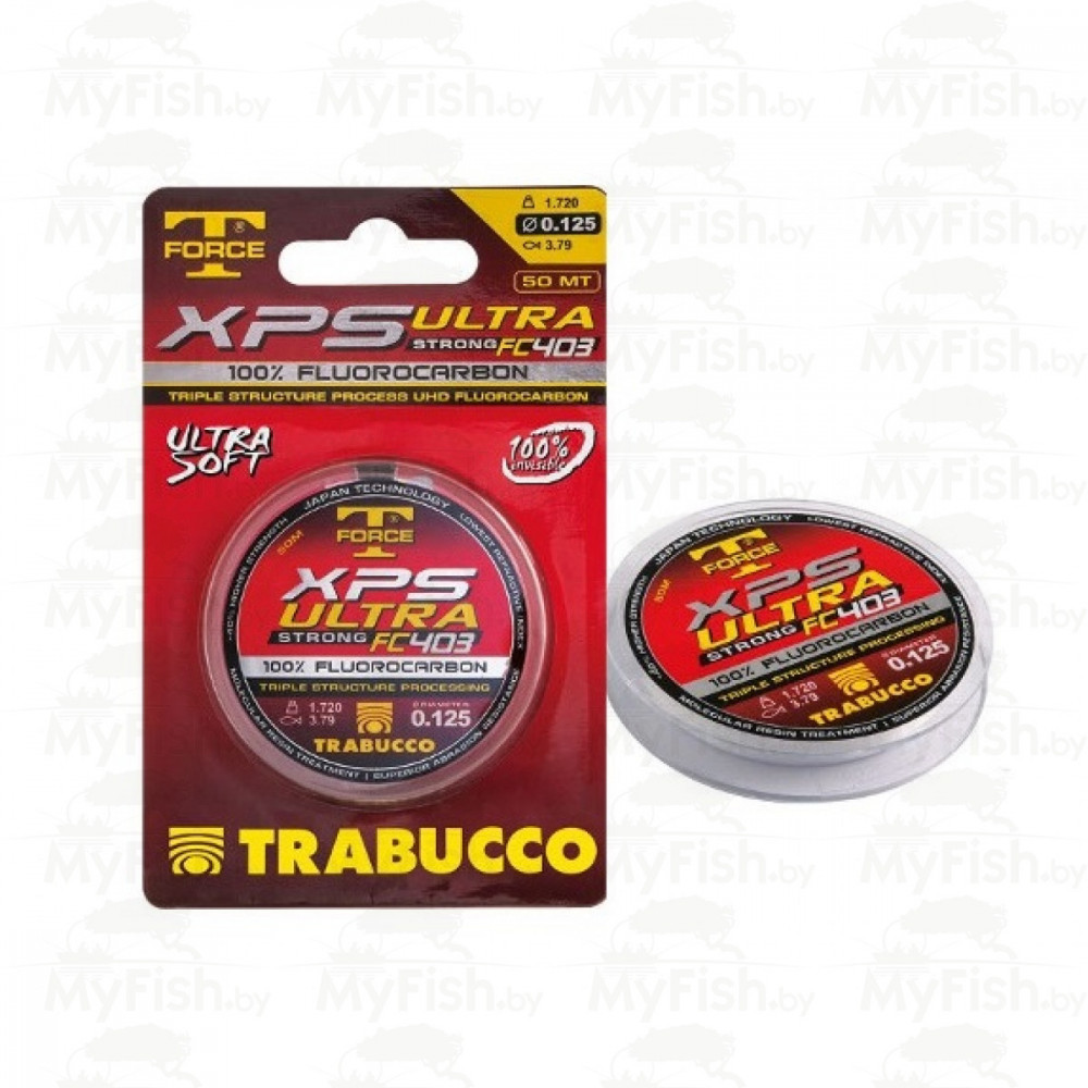 Флюрокарбон TRABUCCO T-FORCE ULTRA STRONG FC403 50 м (0,08мм)
