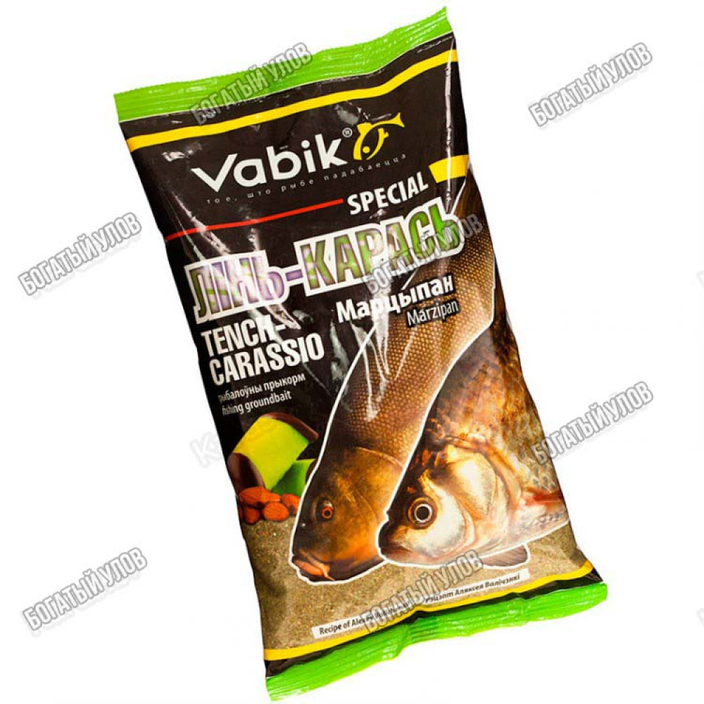 Прикормка Vabik SPECIAL Линь-карась Марципан зеленый 1кг