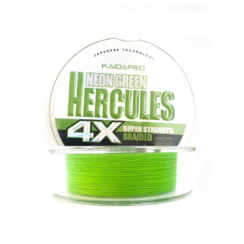 Плетеный шнур KAIDAPRO x4 Hercules green 100m #0.35 27kg