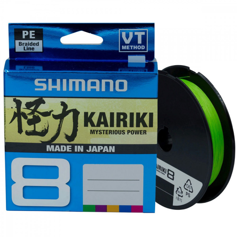 Плетеный шнур Shimano Kairiki sx8 150m #0.12 7kg