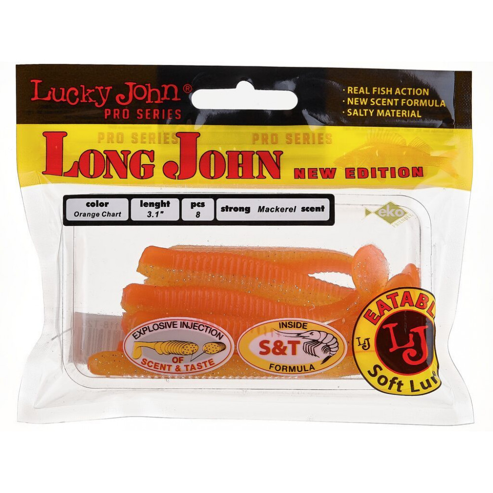 Виброхвосты съедоб. искусст. LJ Pro Series LONG JOHN 140118-T26