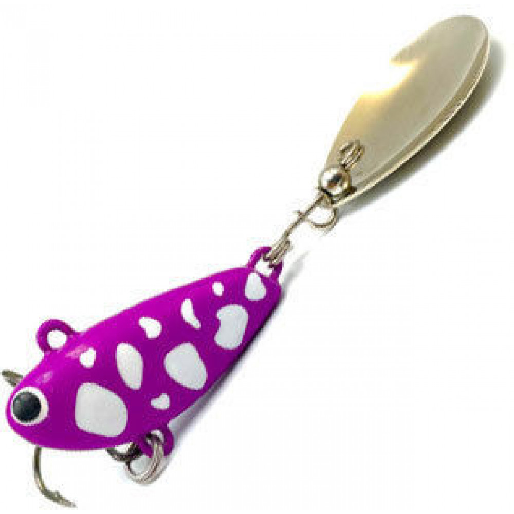 Блесна Тейл-спиннер Hurricane Bullet Purple SALAMANDER 27mm 15g