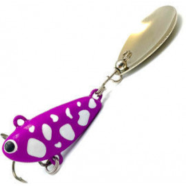 Блесна Тейл-спиннер Hurricane Bullet Purple SALAMANDER 27mm 15g