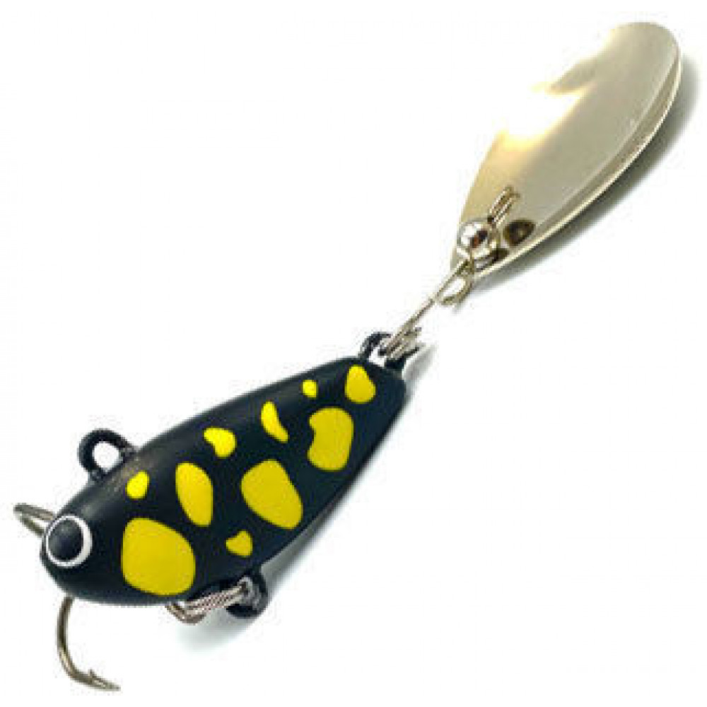Блесна Тейл-спиннер Hurricane Bullet Black SALAMANDER 27mm 15g