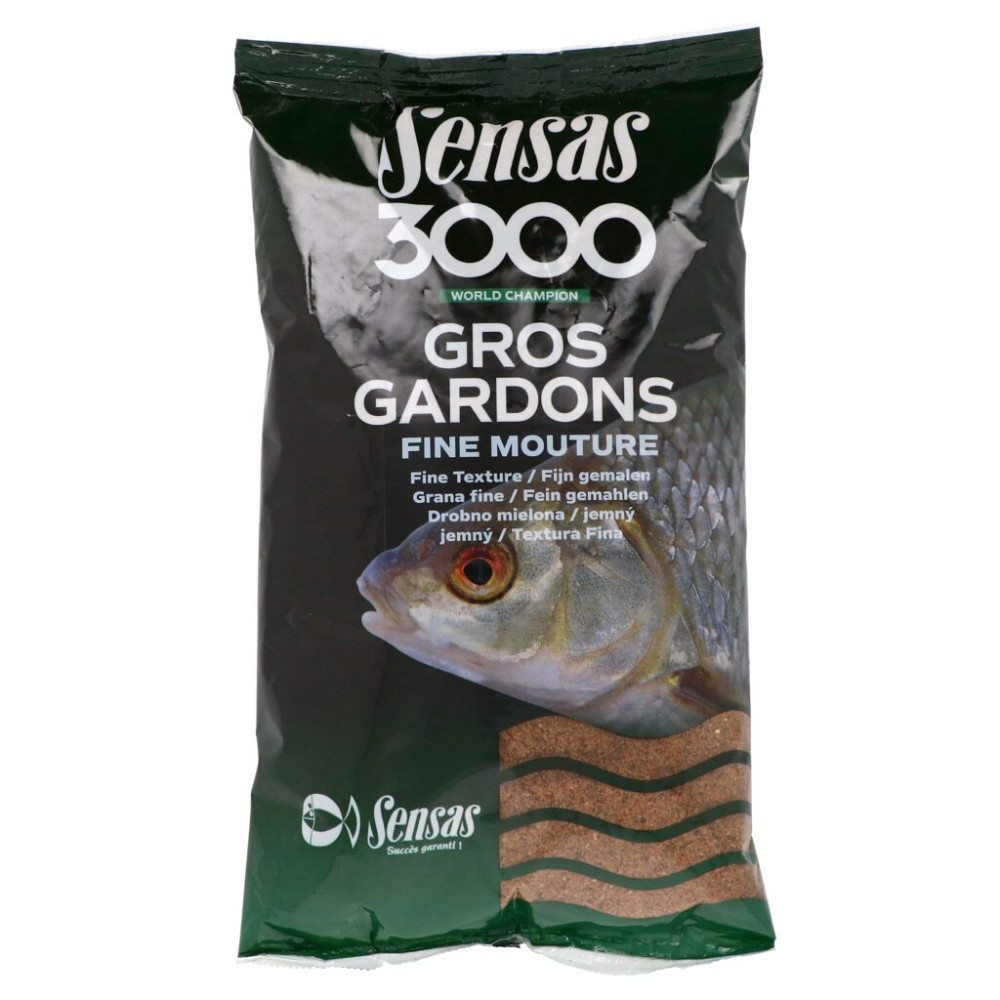 Прикормка Sensas 3000 Gros Gardons Fine Mouture