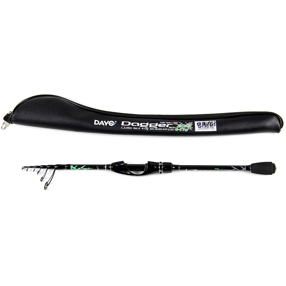 Спиннинг телескопический Dayo Dagger 2.75m 5-25g