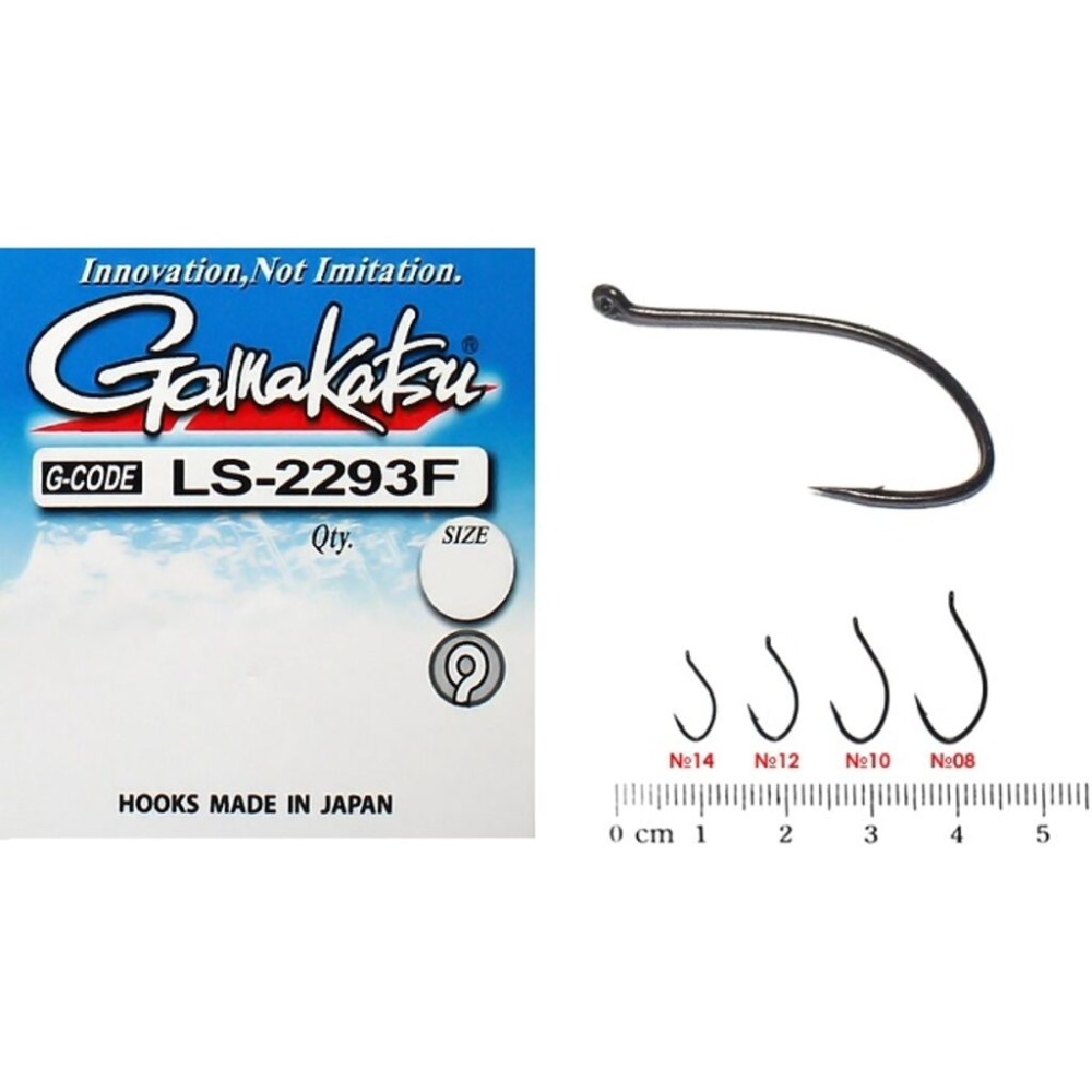 Крючки рыболовные Gamakatsu LS-2293F #10 - #14