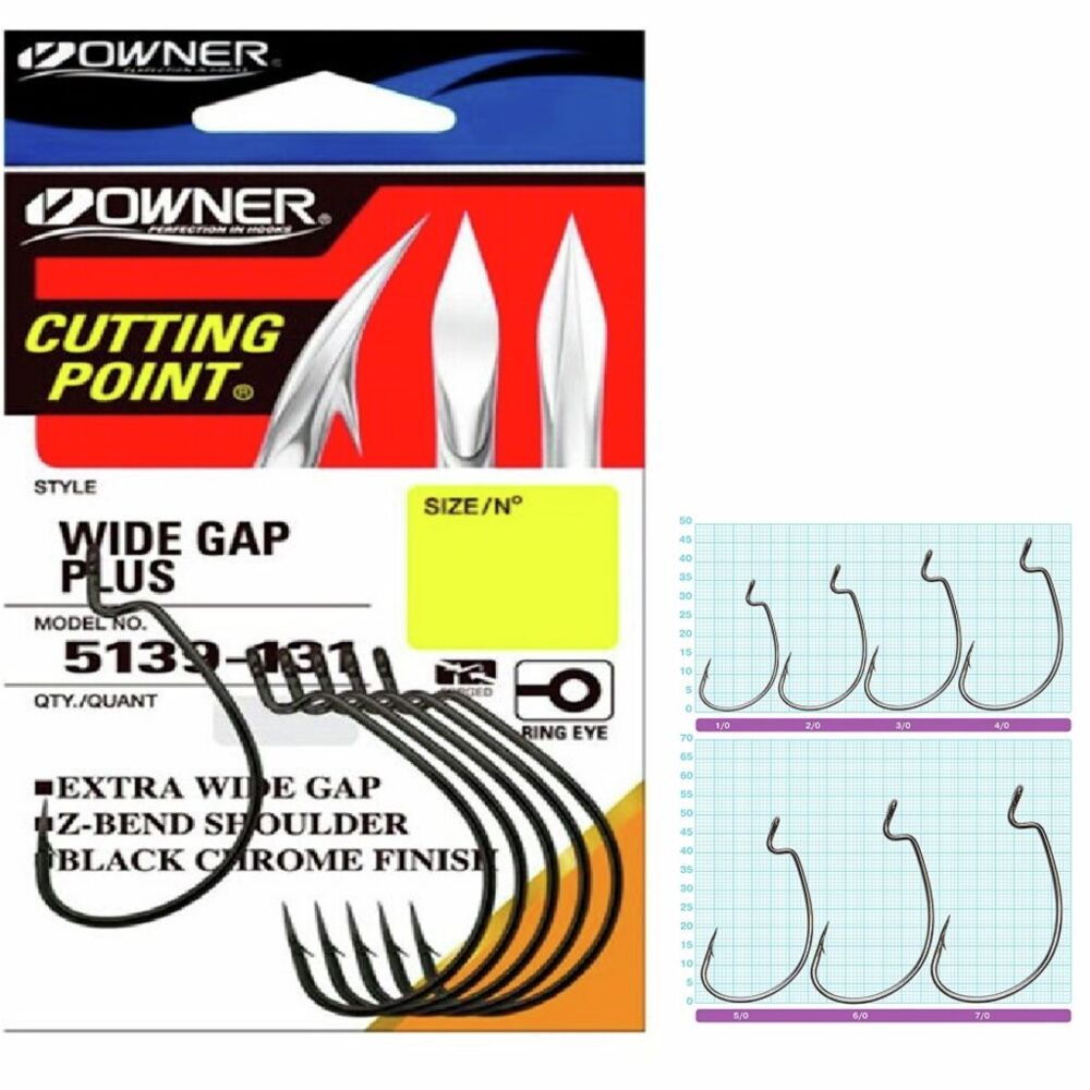 Крючок OWNER Wide Gap Plus BC №1/0 - №7/0