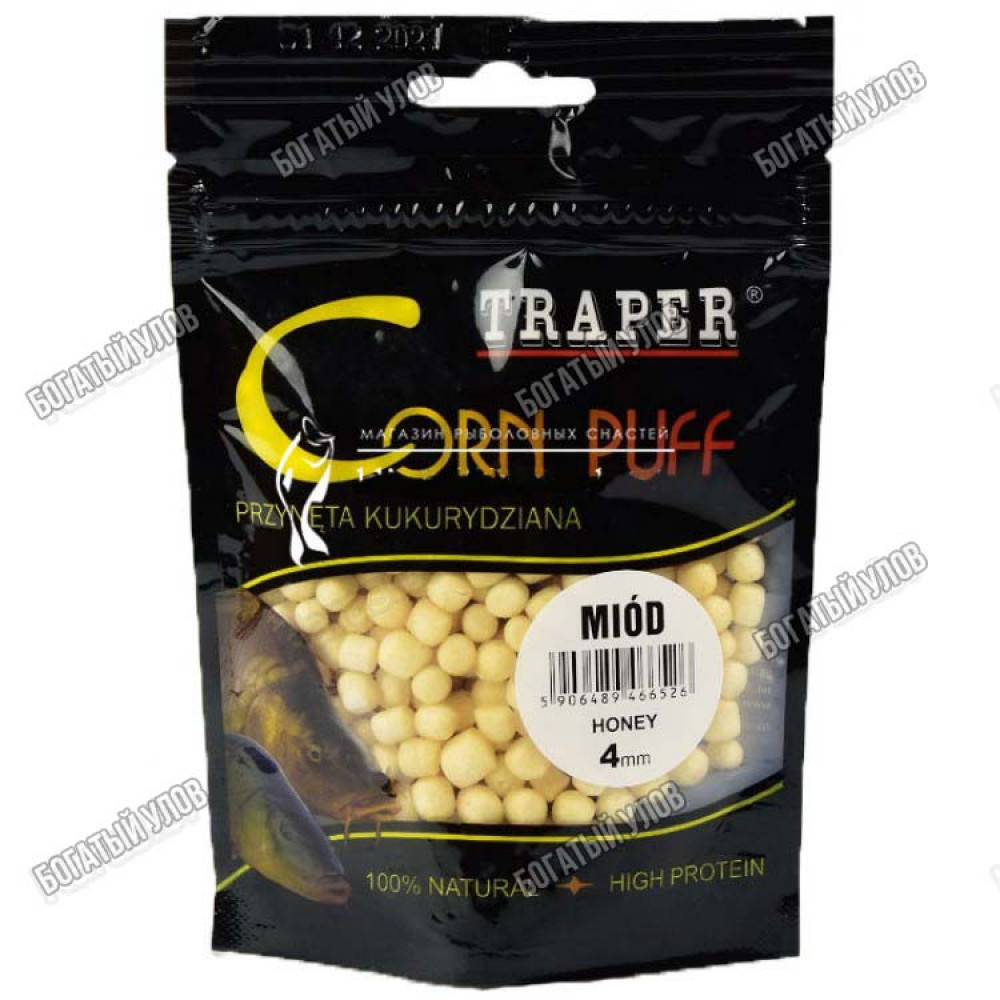 Приманка Traper Corn Puff 4mm/20g МЁД