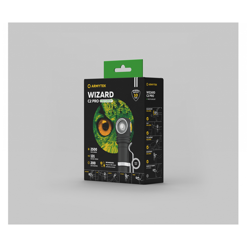 Мульти-фонарь ARMYTEK Wizard C2 PRO (2500 LUM) белый свет