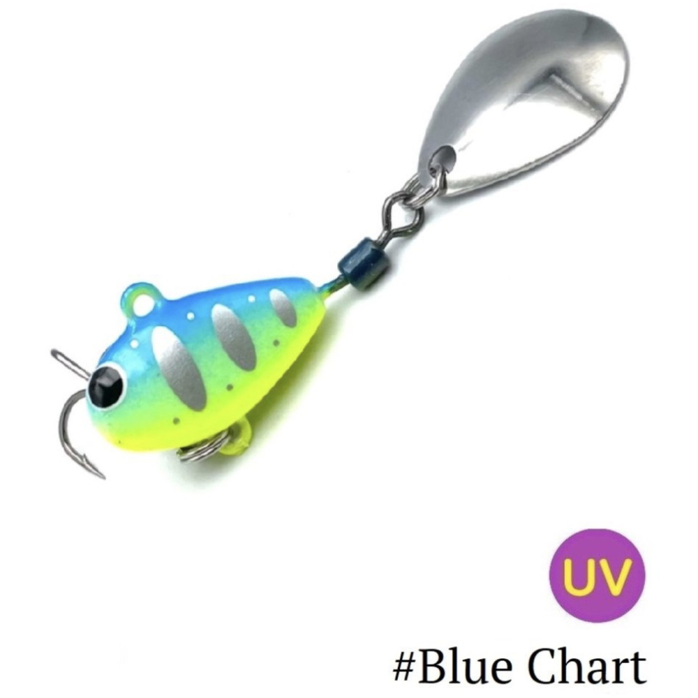 Блесна Тейл-спиннер Hurricane 10g Blue Chart