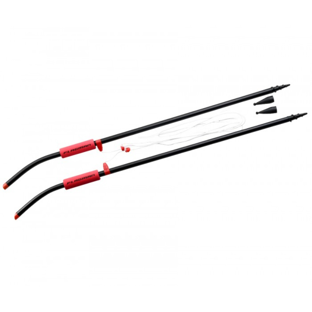 ZXMSD90 Колышки для измерения дистанции Flagman Measuring черные 90cm Eva Красные