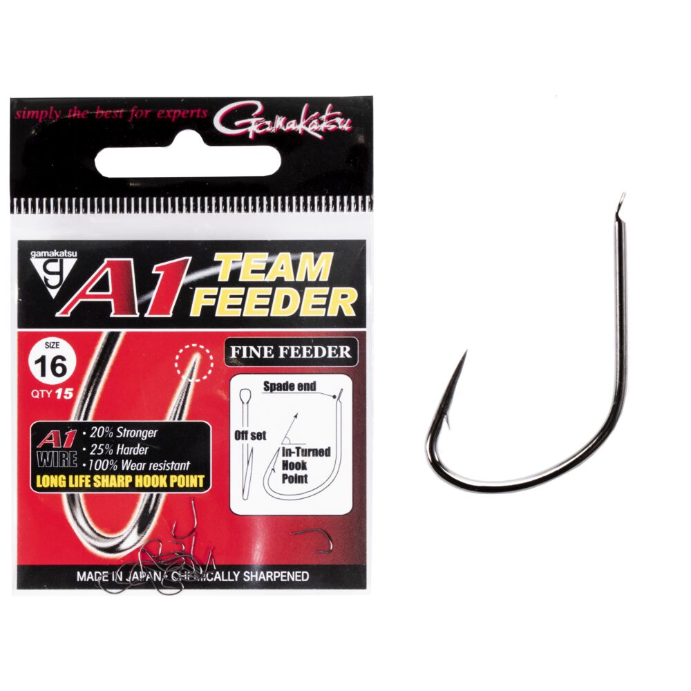 Крючки Gamakatsu A1 Team Feeder Fine Feeder #10 - #14